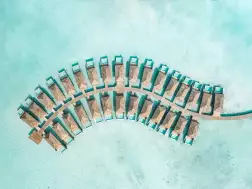 Jawakara Islands Maldives - Aerial - Water Villas